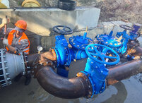 В Симферополе продолжается замена магистральных водоводов