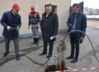 Заместитель генерального директора ГУП РК «Вода Крыма» по эксплуатации Игорь Данилович   посетил презентацию технологии бестраншейной замены труб.