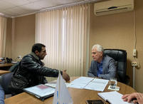 Генеральный директор ГУП РК «Вода Крыма» Владимир Баженов провел прием граждан в г.Джанкой.