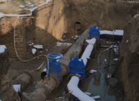 Работы по замене магистральных водоводов в г. Симферополе находятся на завершающем этапе.