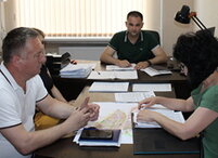 Рабочая встреча директора по сбыту ГУП РК «Вода Крыма» Ольги Рябенькой с руководством администрации г. Джанкой