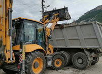 Силами Бахчисарайского филиала проводятся работы по ликвидации последствий непогоды в с. Куйбышево 